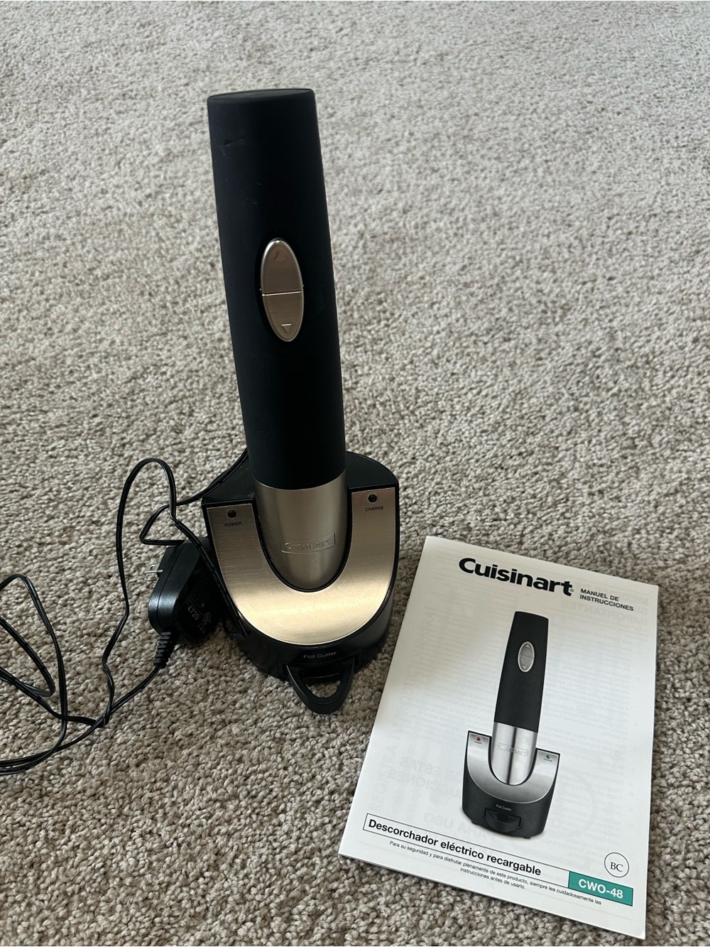Cuisinart Cordless Electric Wine Opener